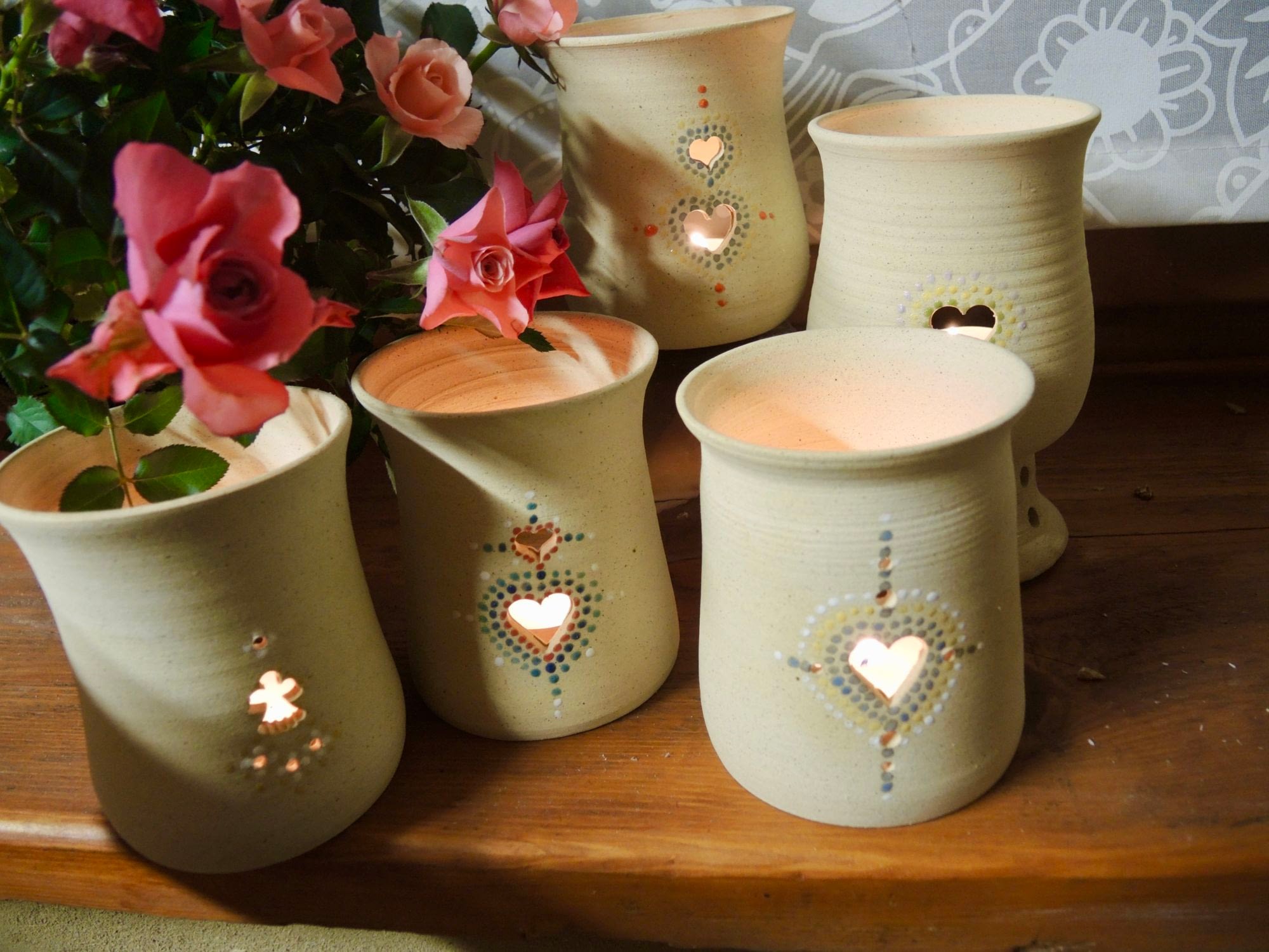 aromalampa-světlo-aromatherapy-srdce-anděl-květ keramika andee