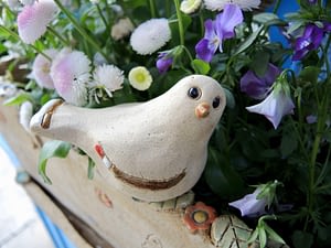 ptáček dekorace ptáčci keramika andee