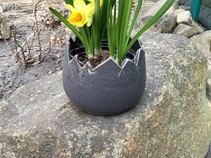 Skořápka květináč keramika dekorace jaro Velikonoce keramikaandee