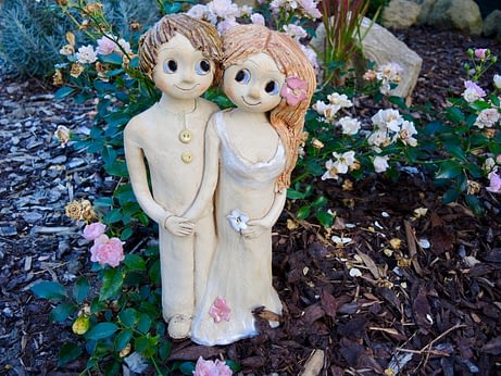 dvojice ona a on souznění propojení jednota láska dva soška keramika figura keramikaandee dekorace