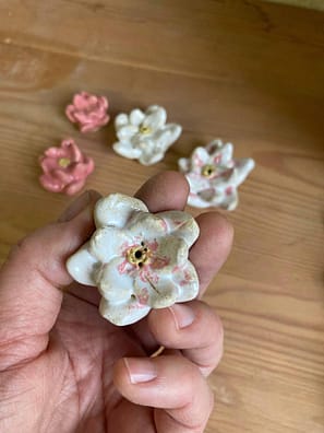 Leknin květ keramika keramikaandee lotos