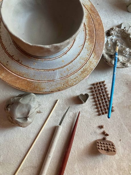 Nářadí modelování tvoření keramikaandee